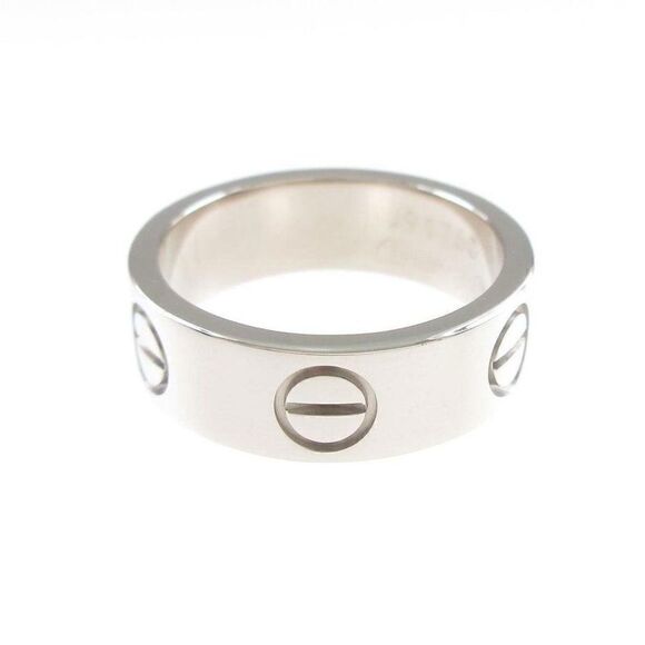 Cartier Love Ring  Eu 48 White Gold - Picture 2 of 4